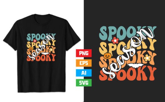 Download Spooky Season Halloween T-Shirt Design - Design Collection