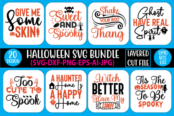 Download Halloween SVG Designs Bundle - Design Collection