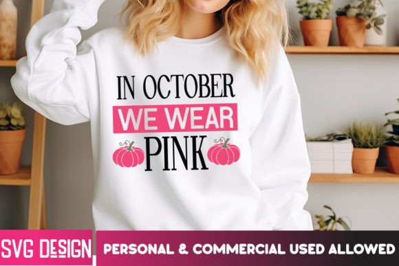 Download In October We Wear Pink SVG Design - Design Collection