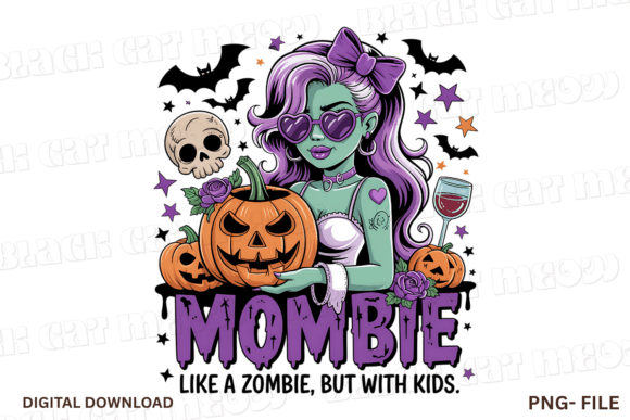 Download Funny Mom Sublimation Design, Mombie Png - Design Collection