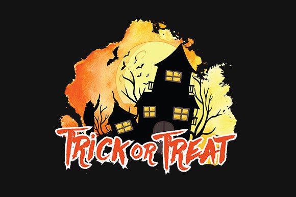 Download Trick or Treat Halloween T-shirt Design - Design Collection
