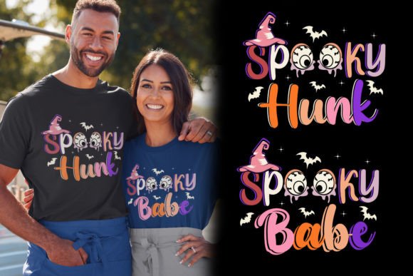 Download Couple Halloween T-Shirt Design - Design Collection