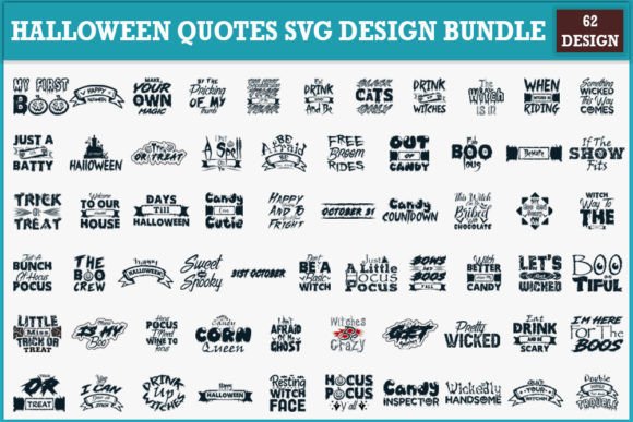 Download Halloween&nbsp;Designs Quotes Svg Design Bundle - Design Collection