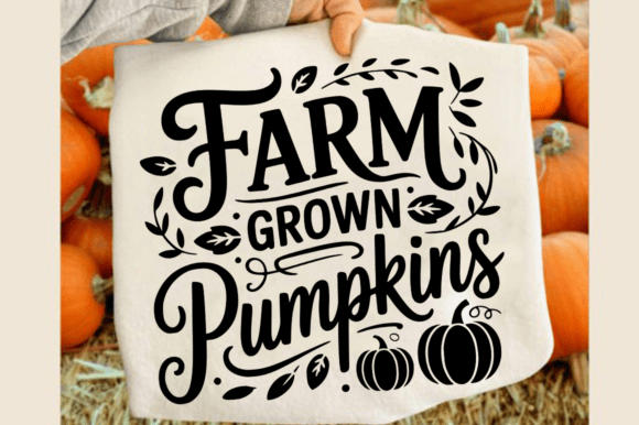 Download Farm Grown Pumpkins SVG Design - Design Collection